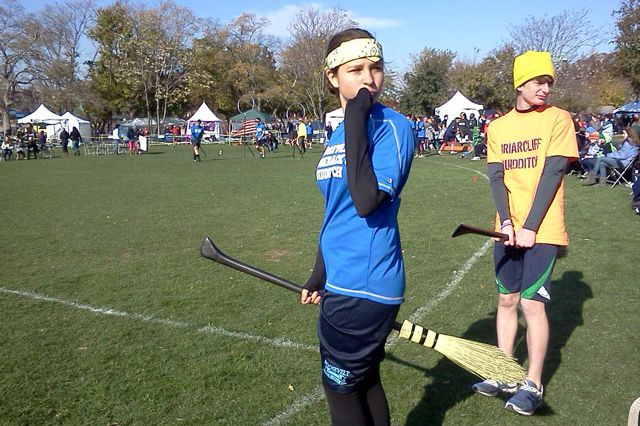 This morning at the Quidditch World Cup